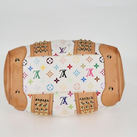 LOUIS VUITTON Monogram Multicolor Courtney MM Bag 2way White M45641 Auth 124887V - Picture 6 of 16